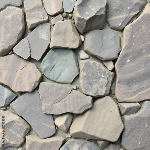 Shale texture, Shale sedimentary rocks formed of thick layers of clay minerals in a calm water setting. Shale can come in many colors. photo