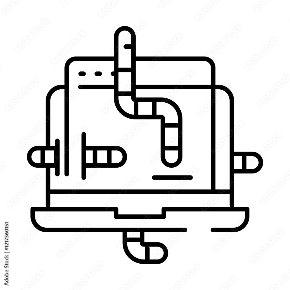 Worm virus icon Worm virus icon
