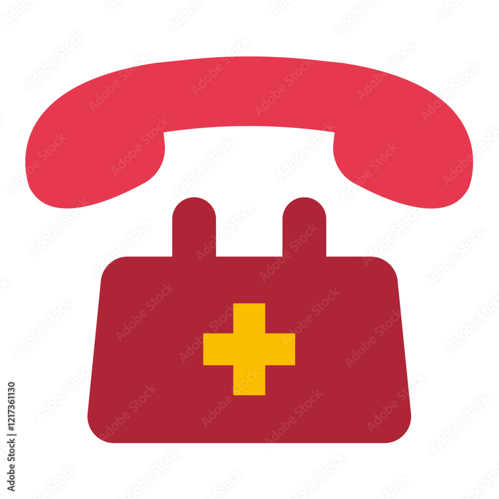 Obraz premium Telephony Aid Icon Style