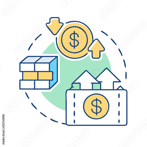 hyperinflation icon, hyperinflation vector illustration-simple illustration of hyperinflation, perfect for hyperinflation logos and icons