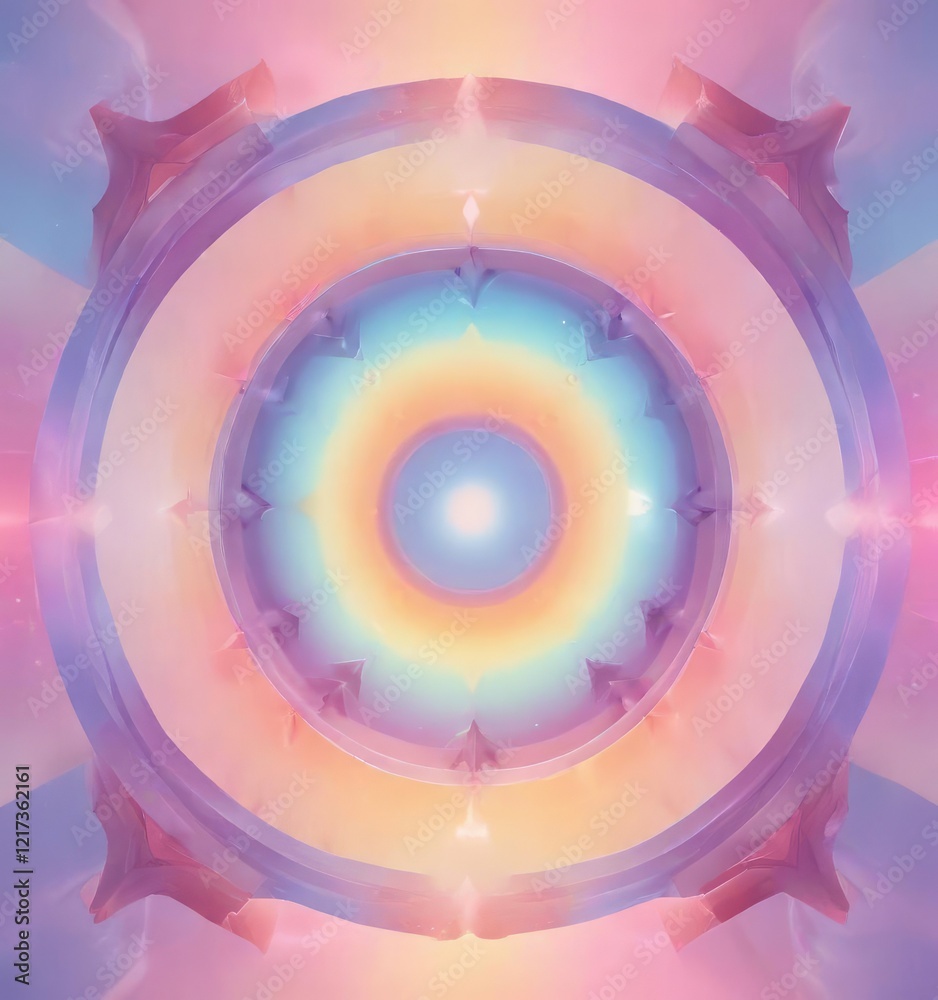 Gradient of pastel shades merging into a kaleidoscope of light and color, pastel colors gradient, shimmering surface, soft focus Gradient of pastel shades merging into a kaleidoscope of light and color, pastel colors gradient, shimmering surface, soft focus