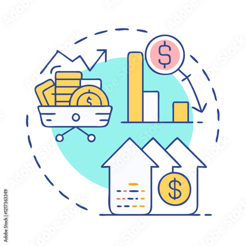 producer price index ppi icon, producer price index ppi vector illustration-simple illustration of producer price index ppi, perfect for producer price index ppi logos and icons