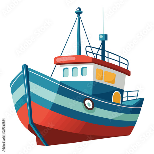 illustration of a ship