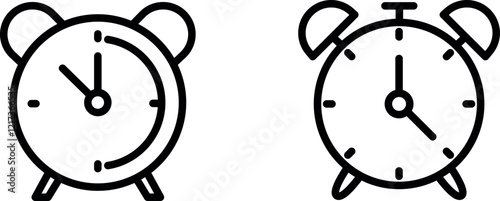 "Alarm Clock Icon for Time Management and Waking Up"