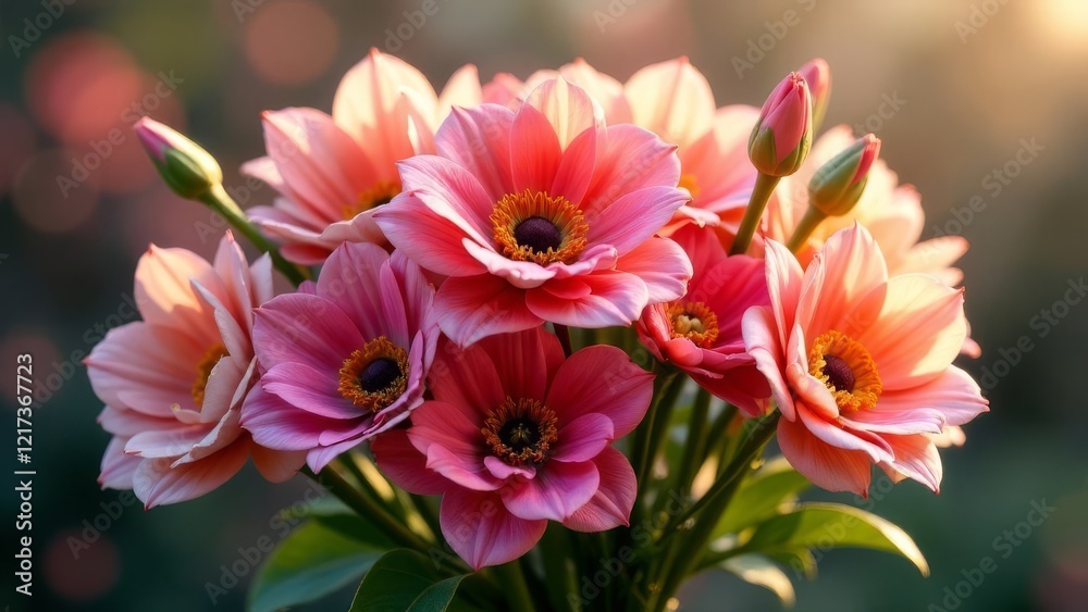 Obraz premium spring flowers , beautiful bouquets of spring flowers