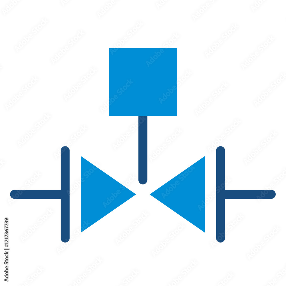 Solenoid Icon Style Solenoid Icon Style