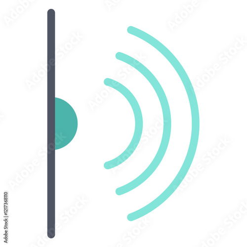 Infrared Sensor Icon Style