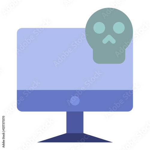 Ransomware Attack Icon Style