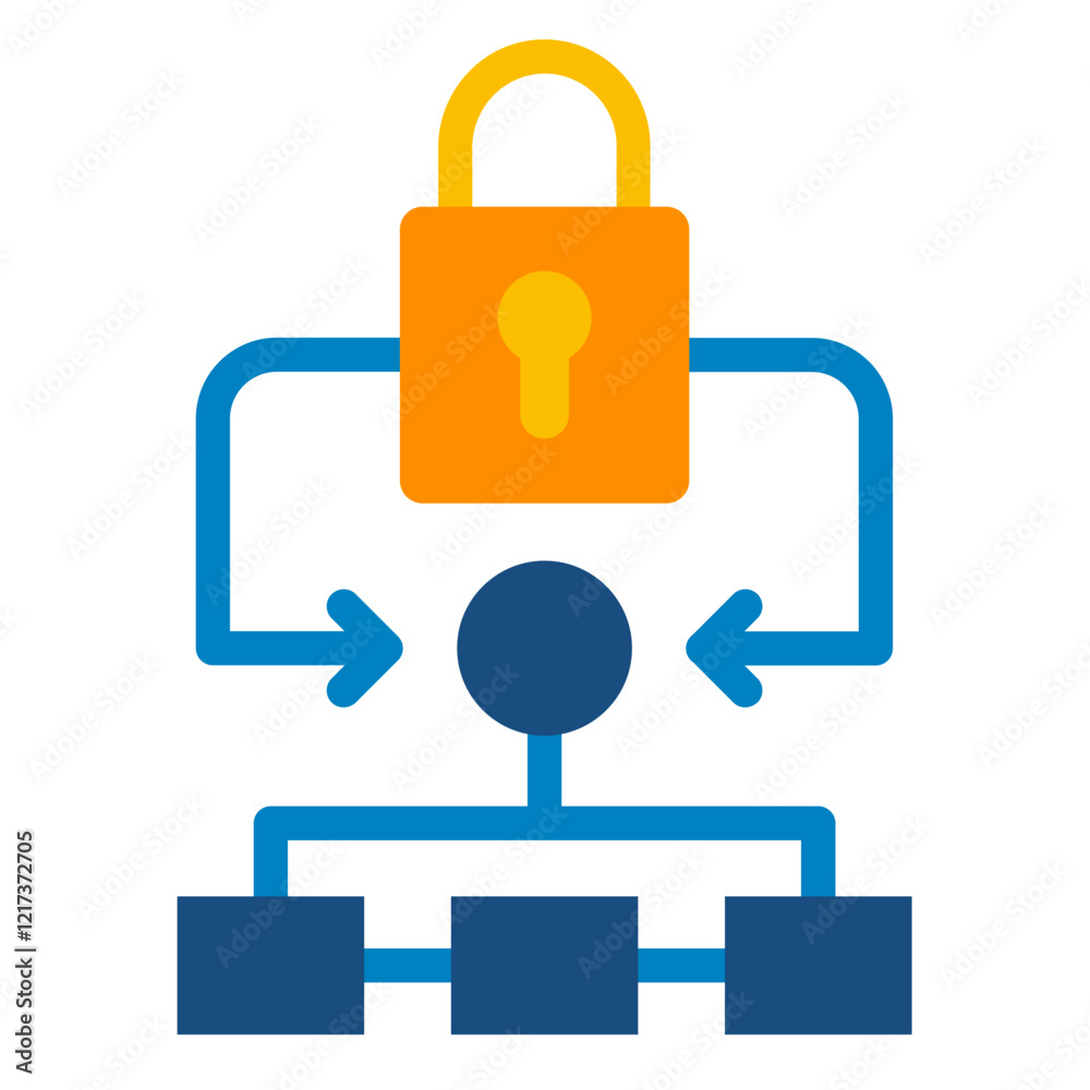 Encryption Algorithm Icon Style Encryption Algorithm Icon Style