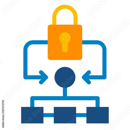 Encryption Algorithm Icon Style