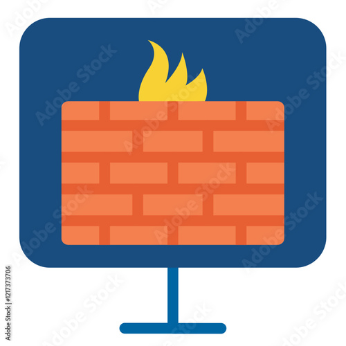 Firewall Monitoring Icon Style