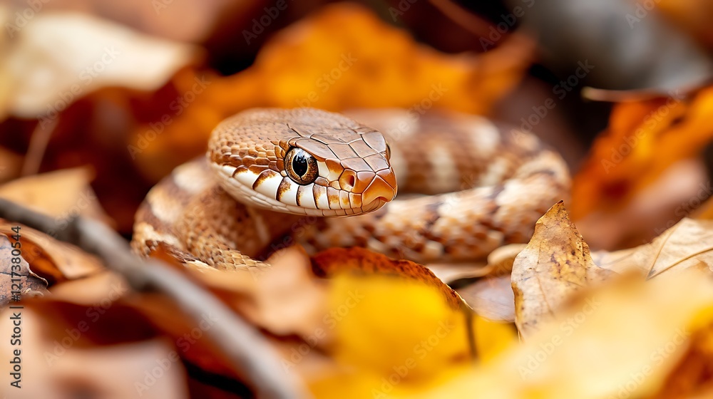 Fototapeta premium snake in the grass