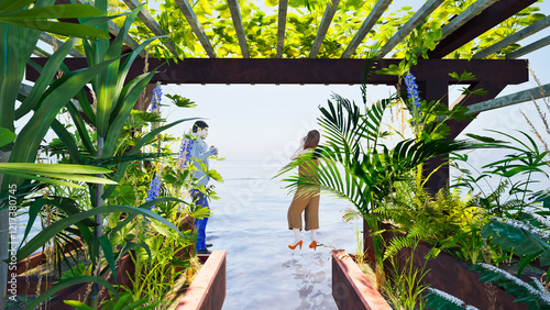 garden furniture room greenhouse plant vegetation design