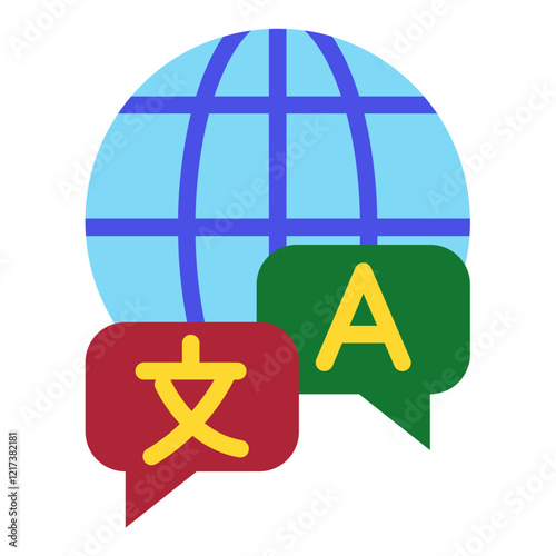 Language Study Icon Style