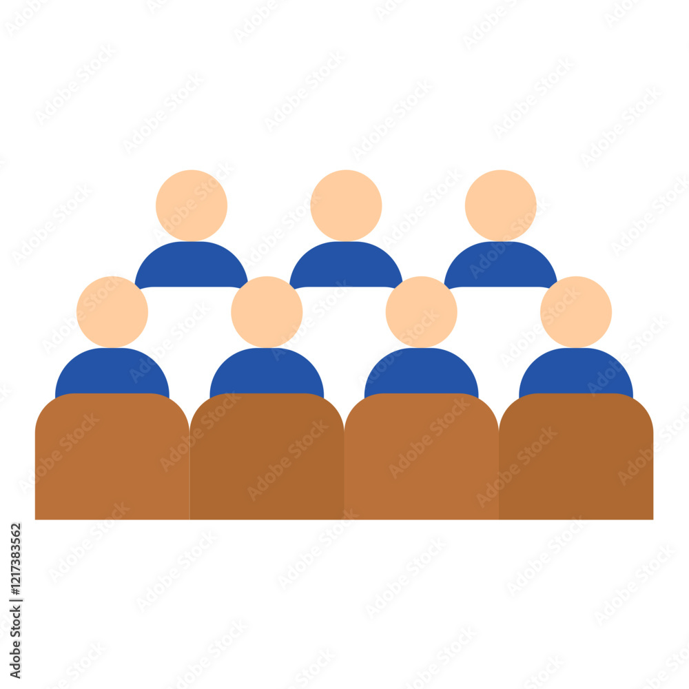 Obraz premium Student Seminar Icon Style