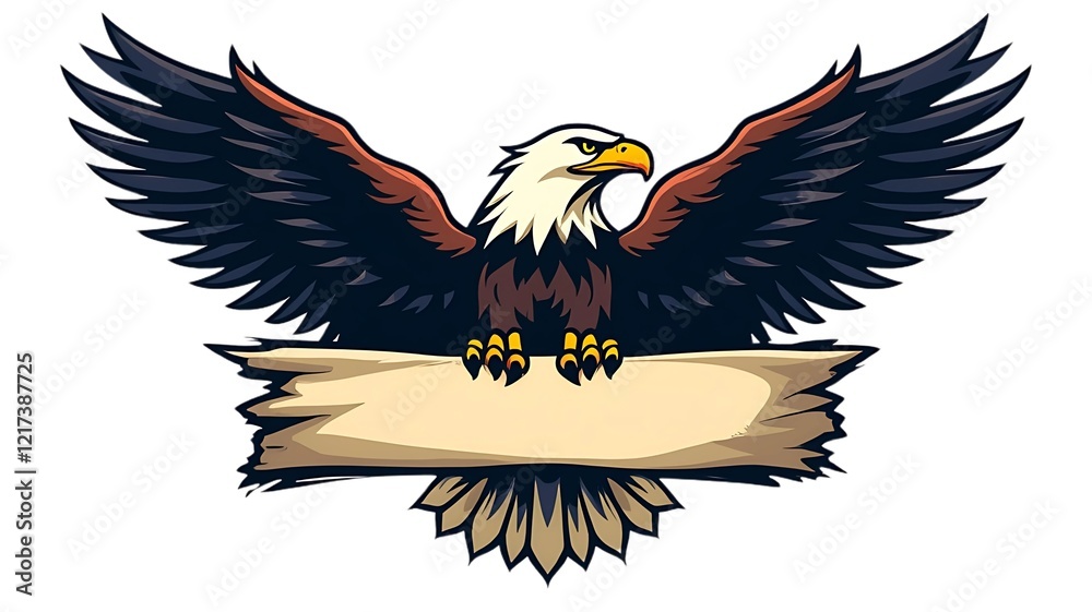 Fototapeta premium eagle in flight