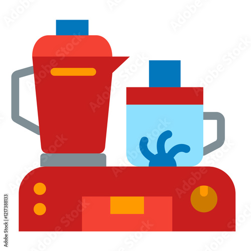 Food processor Icon Style