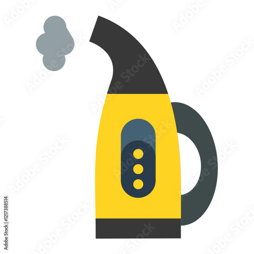 Fabric steamer Icon Style