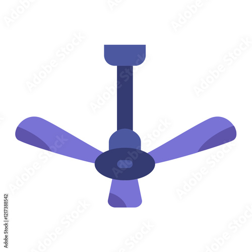 Ceiling fan Icon Style