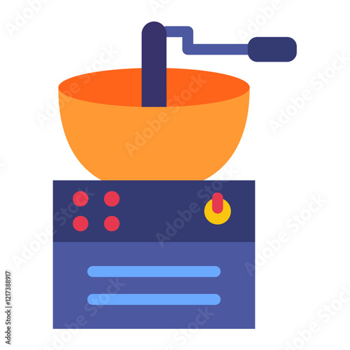 Coffee grinder Icon Style