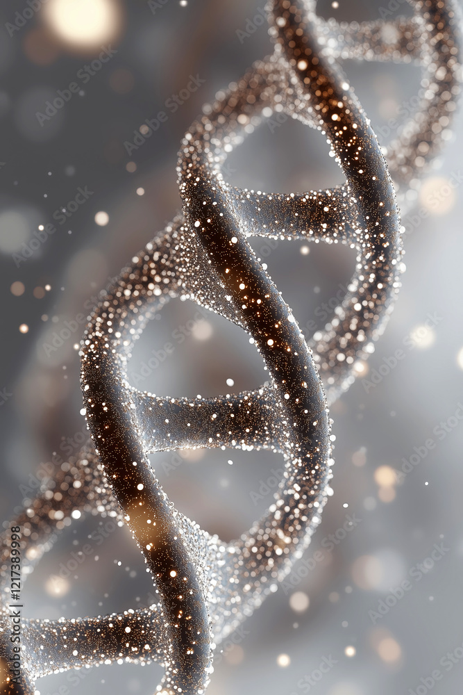 3D double helix of DNA 3D double helix of DNA