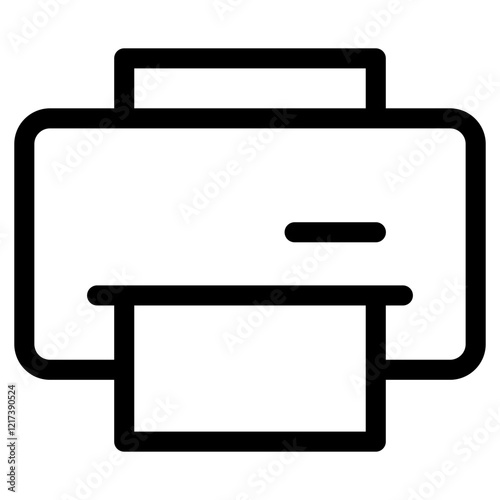 Printer Outline Icon