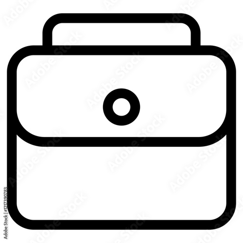 Briefcase Outline Icon