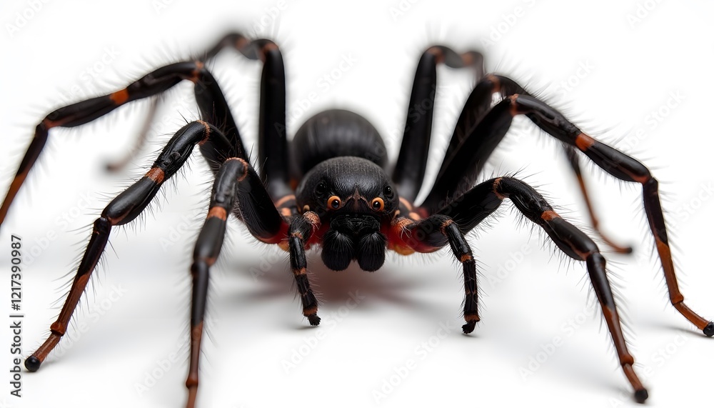 Black and Red Spider Close Up Macro Photography Black and Red Spider Close Up Macro Photography