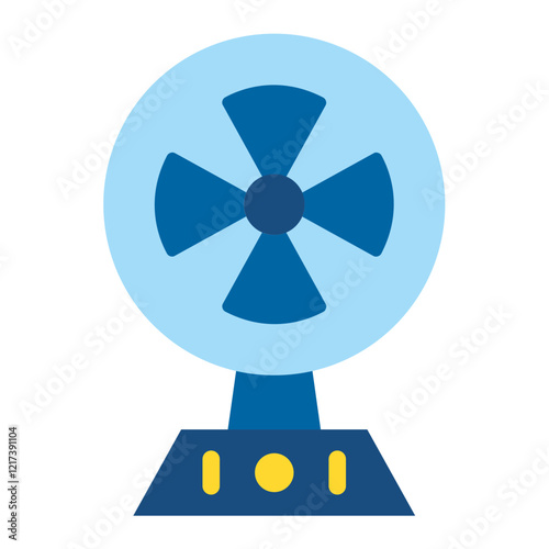 Rechargeable fan Icon Style