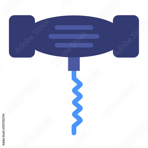 Wine Opener Icon Style