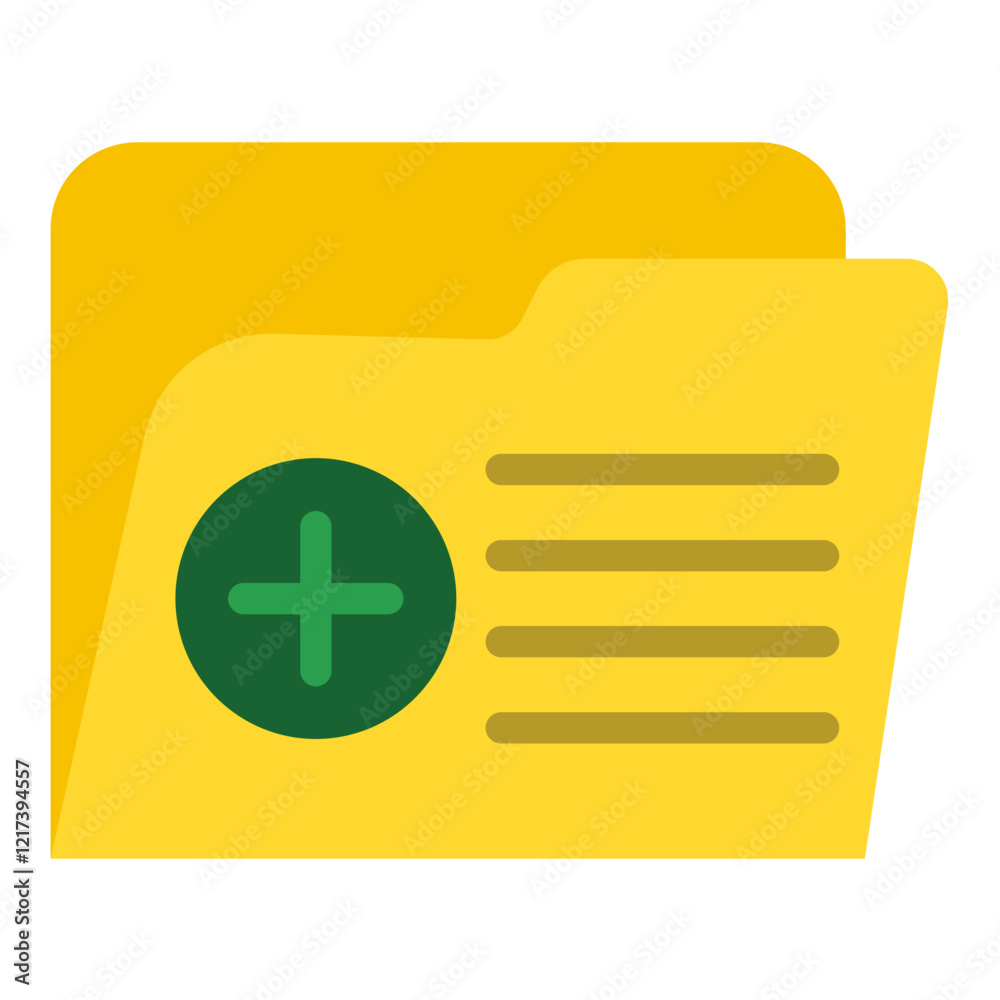 Obraz premium Vector Design Medical Records Icon Style