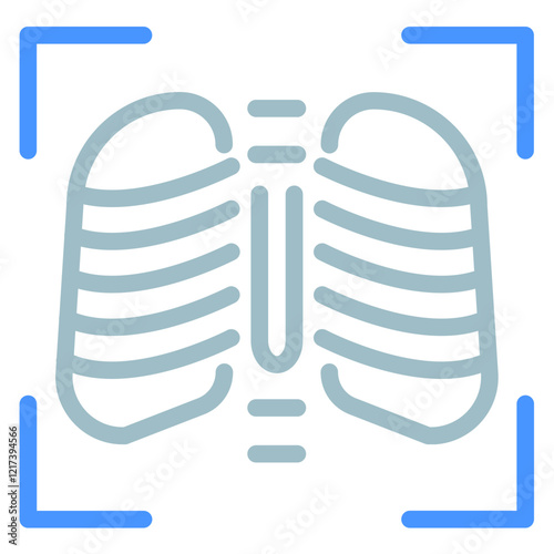 Vector Design X-ray Icon Style
