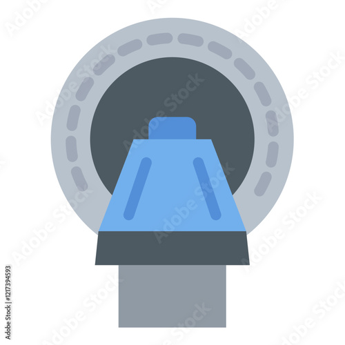 Vector Design MRI Scan Icon Style