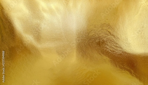 luxurious textured golden foil background with shimmering metallic effect, ideal for elegant designs, branding, and creative projects

