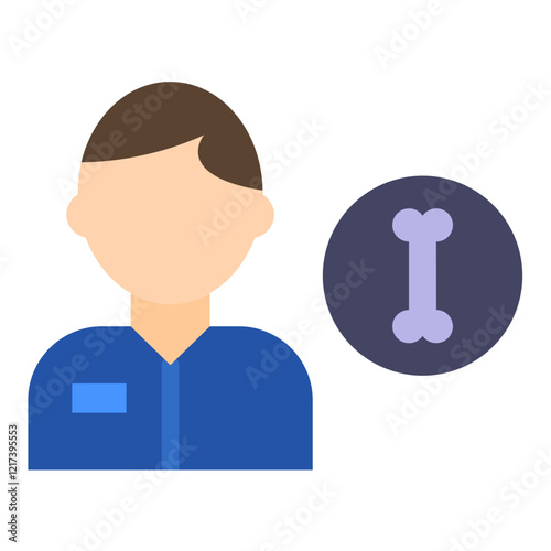Vector Design Radiologist Icon Style