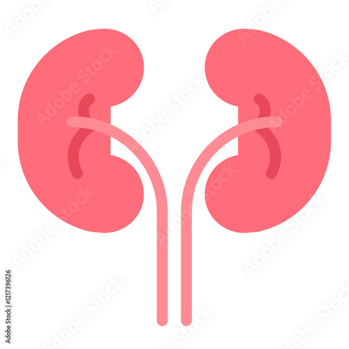 Vector Design Kidney Health Icon Style