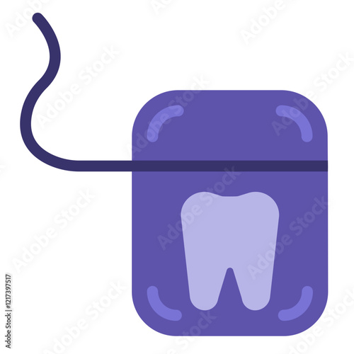 Vector Design Dental Floss Icon Style