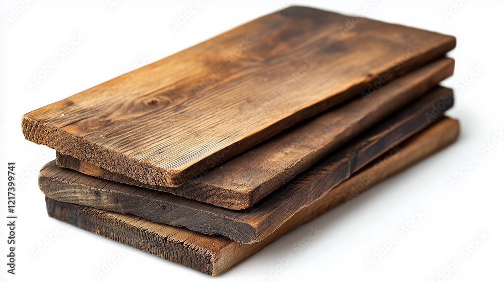 Rustic wooden planks isolated on white background for carpentry and furniture making Rustic wooden planks isolated on white background for carpentry and furniture making