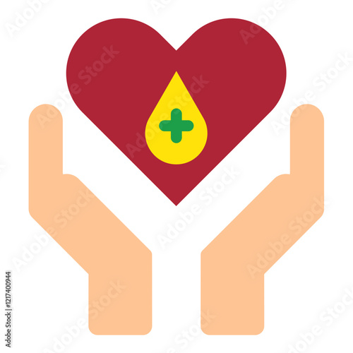 Vector Design Blood Donor Icon Style