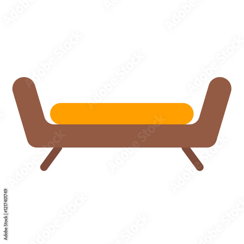 Vector Design Daybed Icon Style