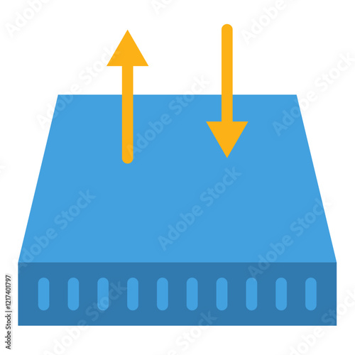 Vector Design Mattress Icon Style