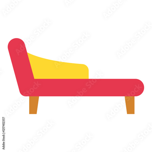 Vector Design Divan Icon Style