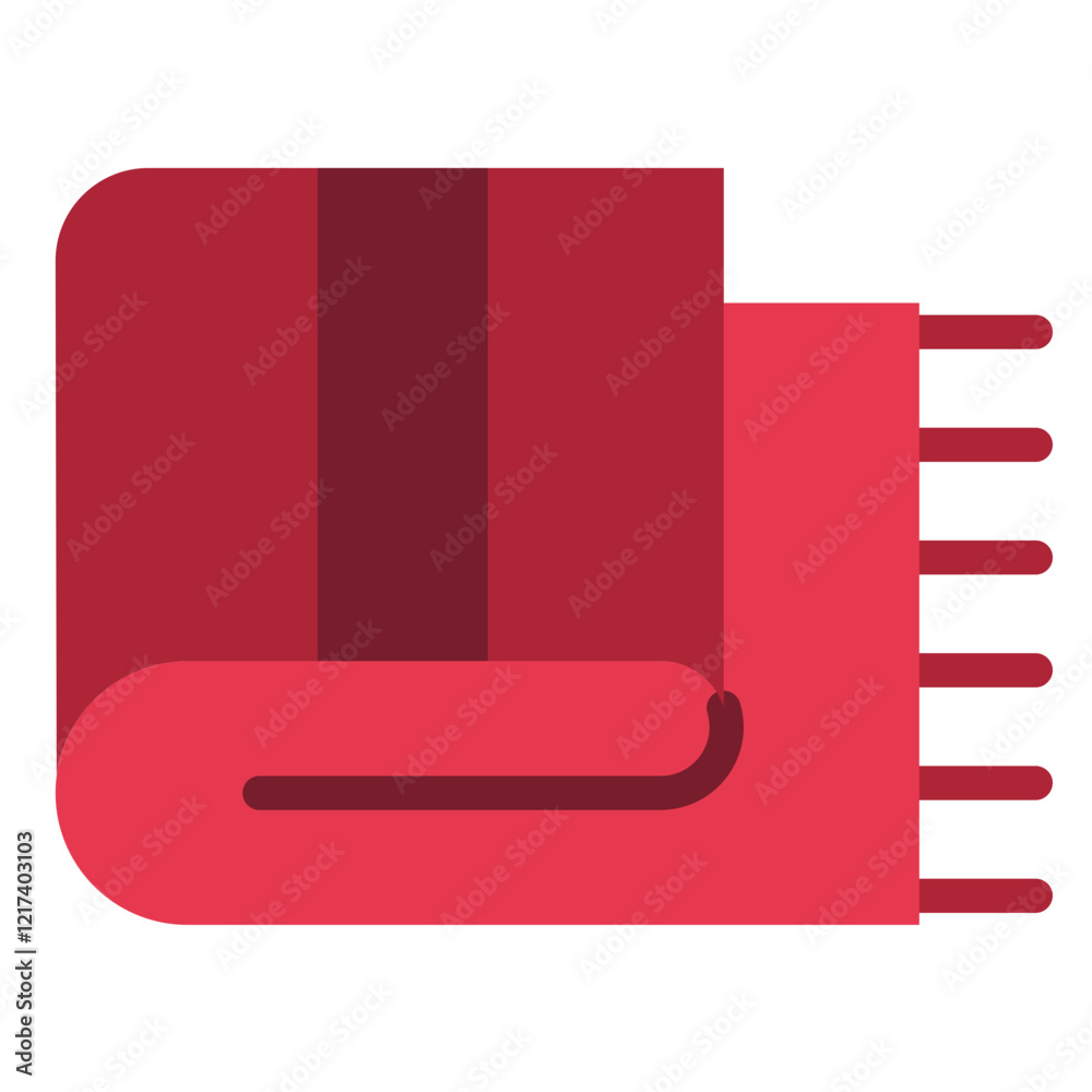 Vector Design Throw Blanket Icon Style Vector Design Throw Blanket Icon Style