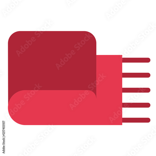 Vector Design Bedspread Icon Style