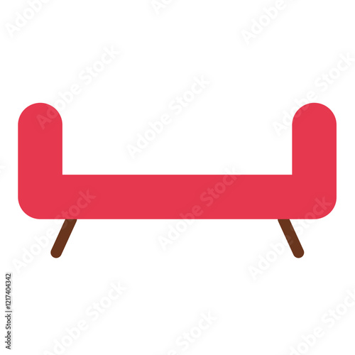 Vector Design Daybed Bedding Icon Style