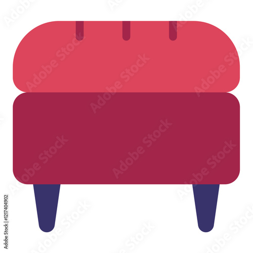 Vector Design Cocktail Ottoman Icon Style