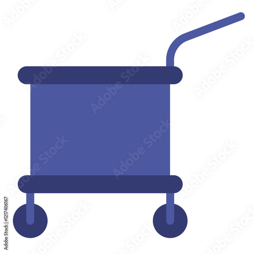 Vector Design Serving Cart Icon Style