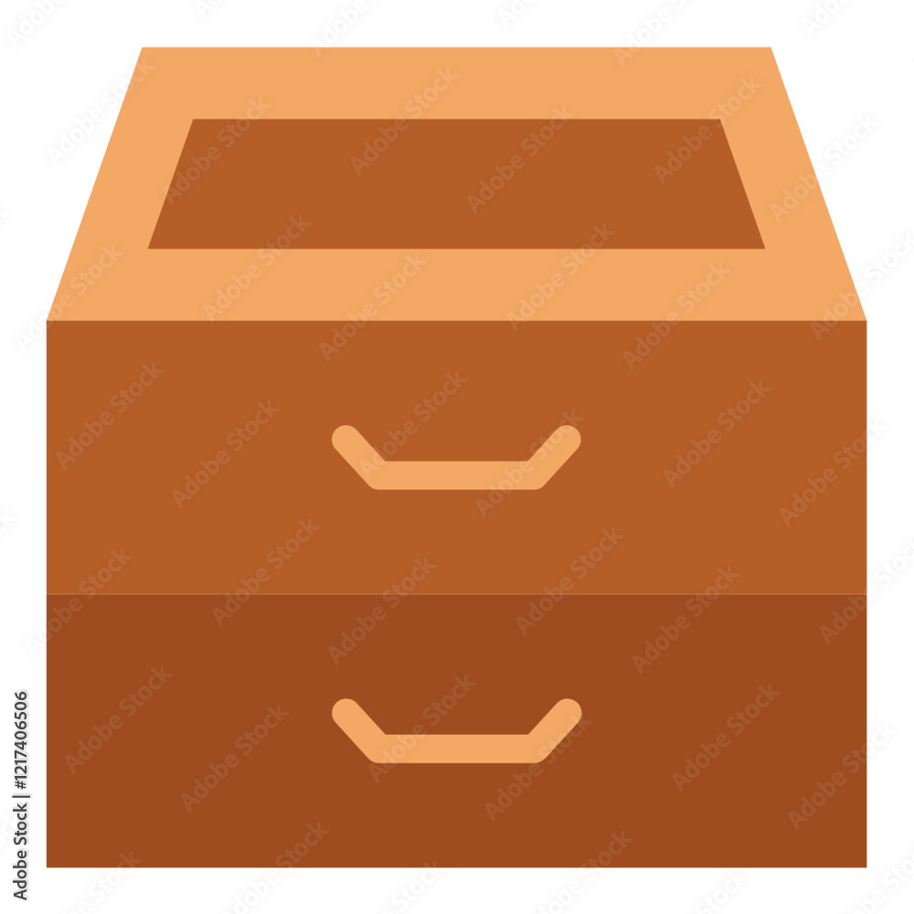 Vector Design Filing Cabinet Icon Style Vector Design Filing Cabinet Icon Style