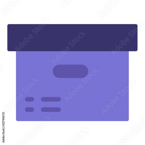 Vector Design Storage Cube Icon Style