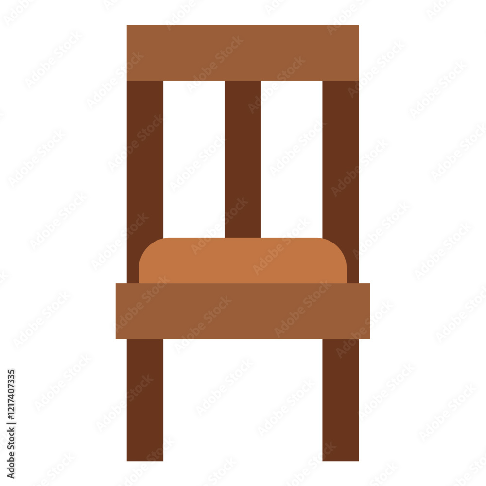 Vector Design Reception Chair Icon Style Vector Design Reception Chair Icon Style